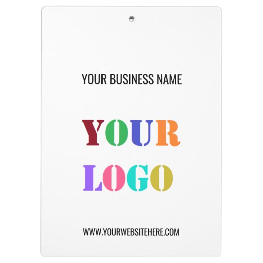 Custom Business Logo Text Promotionele Klembord (Achterkant)