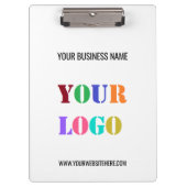 Custom Business Logo Text Promotionele Klembord (Voorkant)