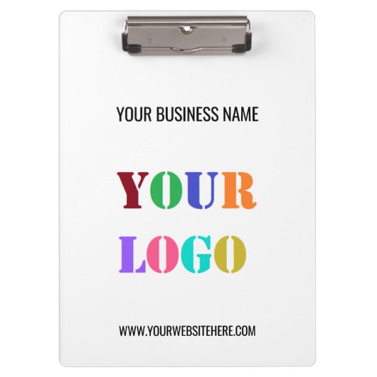 Custom Business Logo Text Promotionele Klembord (Voorkant)