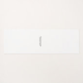 Custom Business Logo, Text Simple Promotional Yogamat (Achterkant (horizontaal))