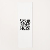 Custom Business Logo, Text Simple Promotional Yogamat (Voorkant)