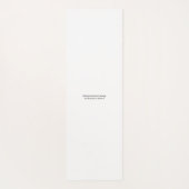 Custom Business Logo, Text Simple Promotional Yogamat (Achterkant)