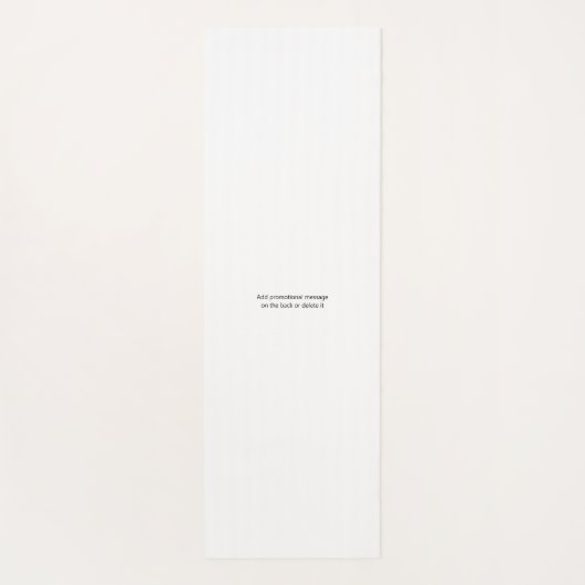 Custom Business Logo, Text Simple Promotional Yogamat (Achterkant)