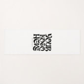 Custom Business Logo, Text Simple Promotional Yogamat (Voorkant (horizontaal))