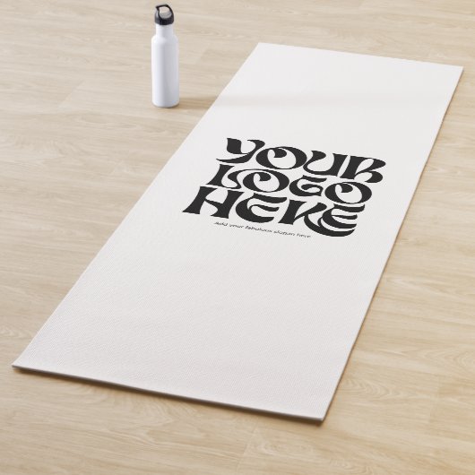Custom Business Logo, Text Simple Promotional Yogamat (In situ)