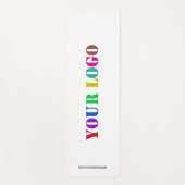 Custom Business Logo Text Yoga Mat - Kies kleuren (Voorkant)