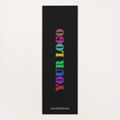Custom Business Logo Text Yoga Mat - Kies kleuren (Achterkant)