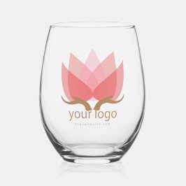 Custom Business Logo Upload ID621 Wijnglas Zonder Voet