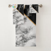 Custom Business Logo Uw bedrijf badhanddoek set Bad Handdoek (Insitu)