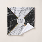 Custom Business Logo Uw bedrijf badhanddoek set Bad Handdoek (Wasdoekje)