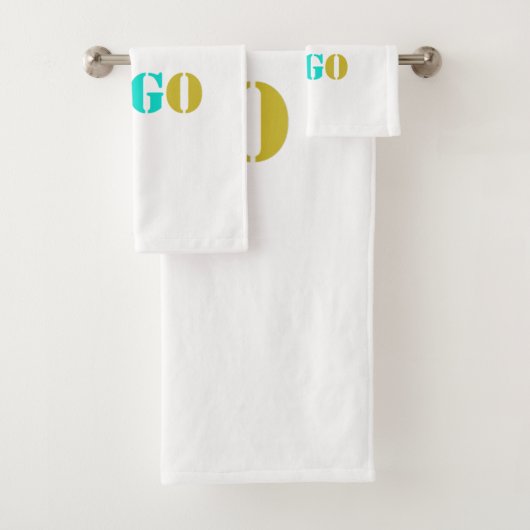 Custom Business Logo Uw bedrijf badhanddoeken Bad Handdoek (Insitu)