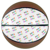 Custom Business Logo Uw Bedrijf Basketbal (Voorkant)