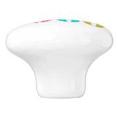 Custom Business Logo Uw bedrijf keramische knop (Zijkant)