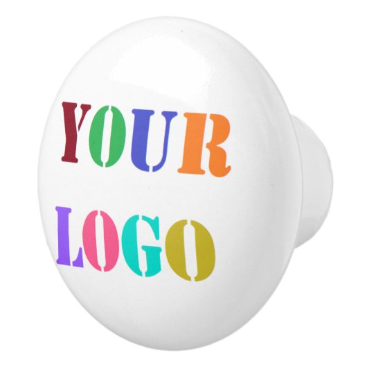 Custom Business Logo Uw bedrijf keramische knop (Rechts)