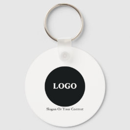 Custom Business Logo – Uw Logo &Slogan toevoegen Sleutelhanger