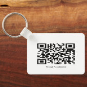 Custom Business Logo – Uw Logo &Slogan toevoegen Sleutelhanger (Achterkant)