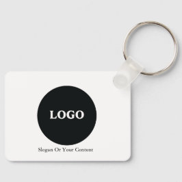 Custom Business Logo – Uw Logo &Slogan toevoegen Sleutelhanger