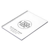 Custom Business Logo Website Corporate Promotional Notitieboek (Linkerzijde)