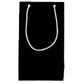 Custom Business LOGO website sjabloon zwart Klein Cadeauzakje (Voorkant)