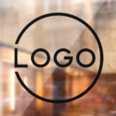 Custom Business Logo Window Cling Raamsticker (Vel 2)