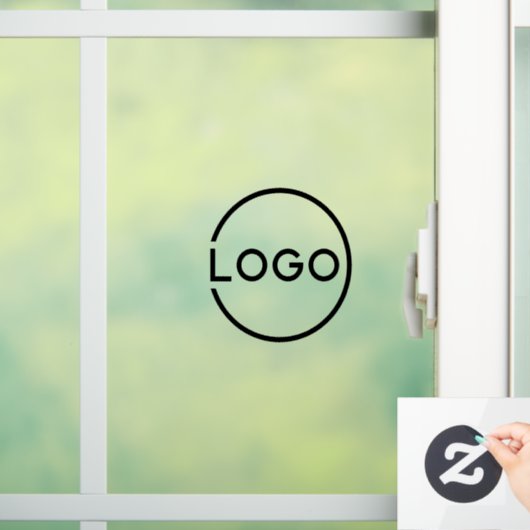 Custom Business Logo Window Cling Raamsticker (Huis)