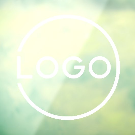 Custom Business Logo Window Cling Raamsticker (Vel 3)