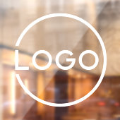 Custom Business Logo Window Cling Raamsticker (Vel 2)