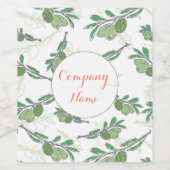 🍷 Custom Business Logo Wine Label – Professioneel Wijn Etiket (Enkel label)