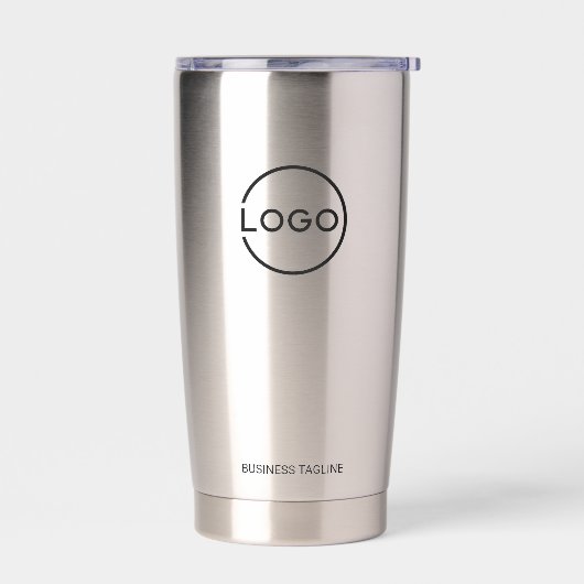 Custom Business Logo with Custom Text Geïsoleerde Drinkbeker (Links)