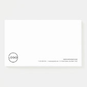 Custom Business Logo with Custom Text Post-it® Notes (Voorkant)