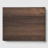 Custom Business Logo Wood Look Custom Company Gastenboek (Achterkant)