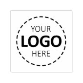 Custom Business Logo Zelfinktende Stempel (Design)