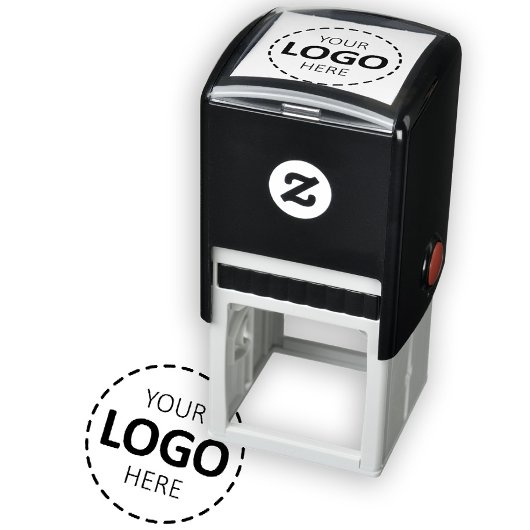 Custom Business Logo Zelfinktende Stempel
