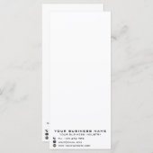 Custom Business Menu Company Promotionele (Voorkant / Achterkant)