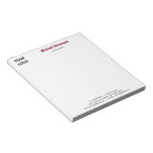 Custom Business Notitieblok Sjabloon Ontwerp uw ei (Schuin)