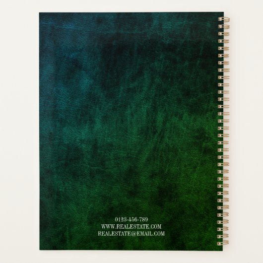 Custom Business Organizer 2025 Bedrijf Logo (Achterkant)