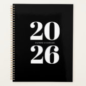Custom Business Planner Zwart Wit Organizer (Voorkant)