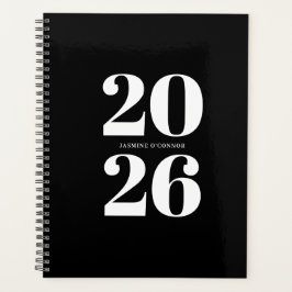 Custom Business Planner Zwart Wit Organizer