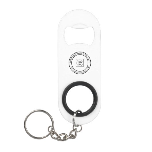 Custom Business Promo Bottle Opener Keychains Mini Flessenopener (Voorkant)