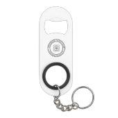 Custom Business Promo Bottle Opener Keychains Mini Flessenopener (Achterkant)