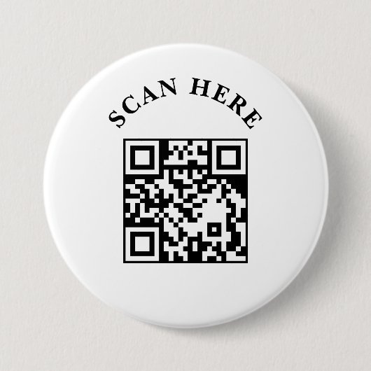 Custom Business QR Code Marketing Button (Voorkant)