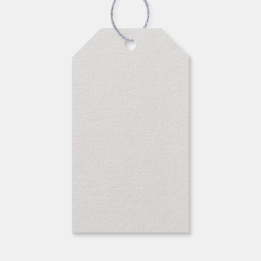 Custom Business Red Holiday Flower Bough Holiday  Cadeaulabel (Achterkant)