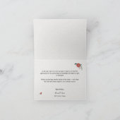 Custom Business Snow Branches Berries Holiday Kaart (Binnen)