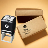 Custom Business Stamp – Please Handle With Care Zelfinktende Stempel