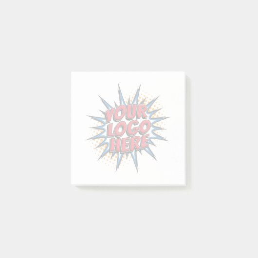 Custom Business Stationery - Achtergrond Logo Post-it® Notes (Voorkant)