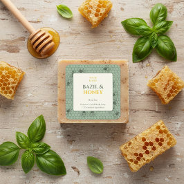 Custom Business Sticker for Handmade Soap