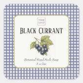 Custom Business Sticker for Handmade Soap (Voorkant)