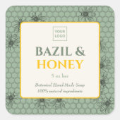 Custom Business Sticker for Handmade Soap (Voorkant)