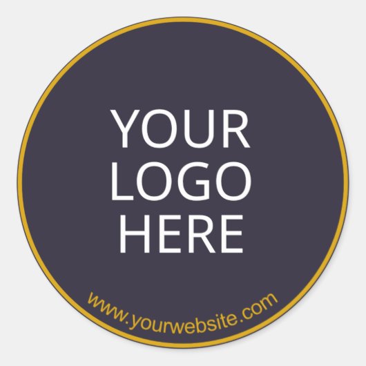 Custom Business Sticker Sjabloon (Voorkant)