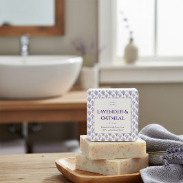 Custom Business Sticker voor handgemaakte lavendel